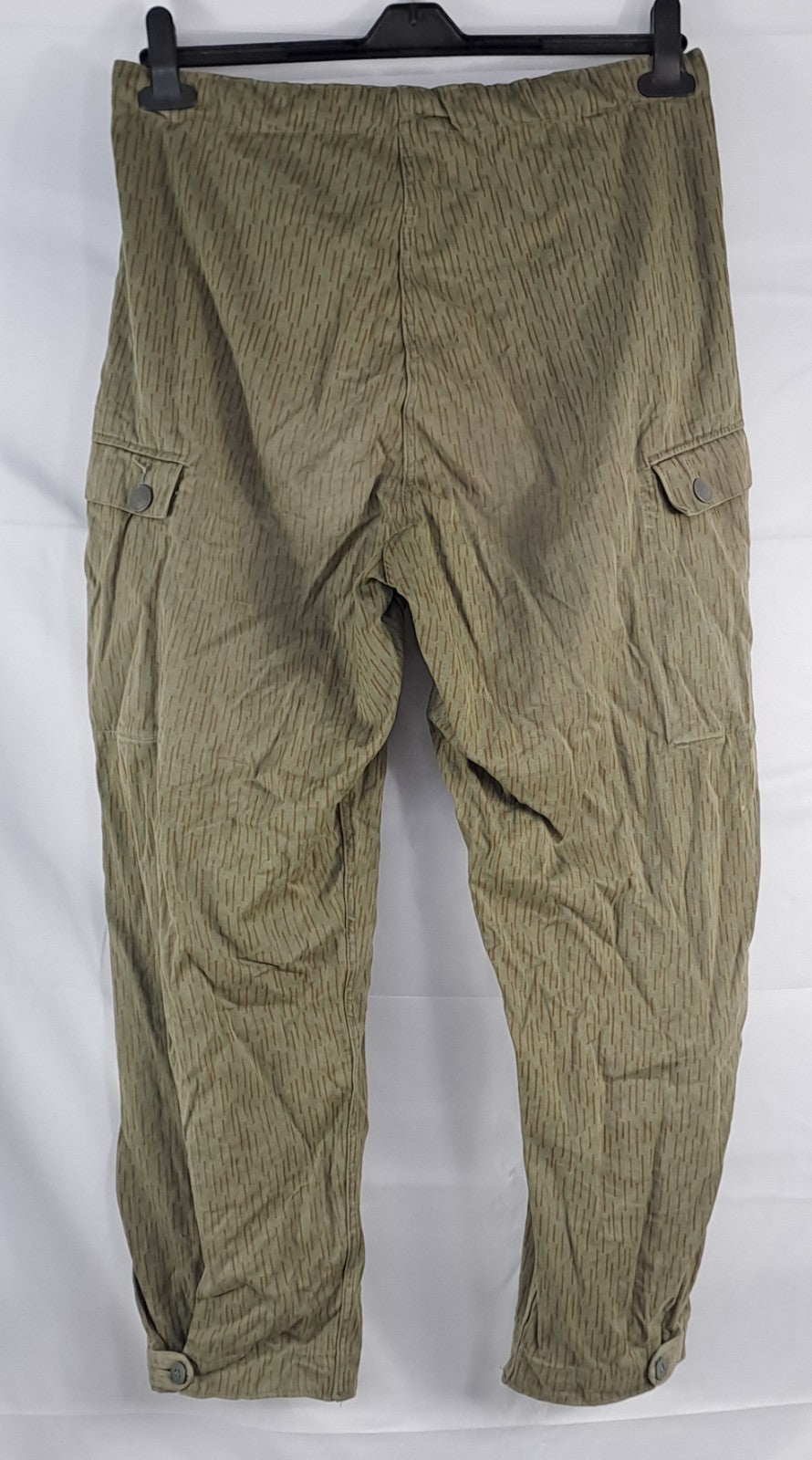 Genuine Surplus East German Army Vintage Rain Drop Camo Trousers Grade 2