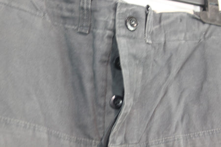 Genuine Surplus French / Belgian Vintage Canvas Trousers Stiff Navy 46" (1532)