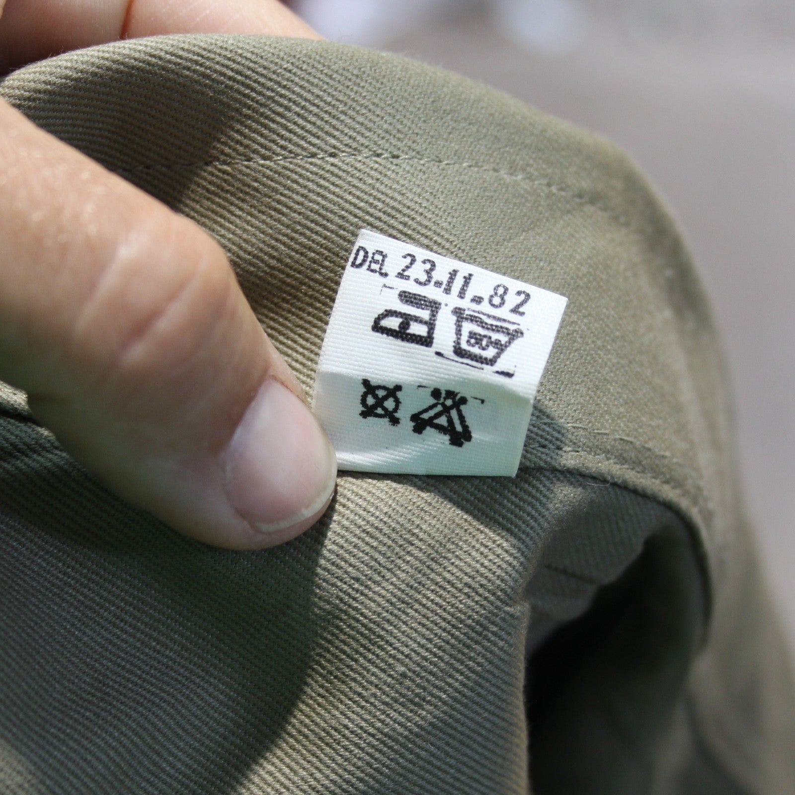 Genuine Surplus Italian Army Military Beige Sand Tan Shirt Short Sleeve 40(3417)