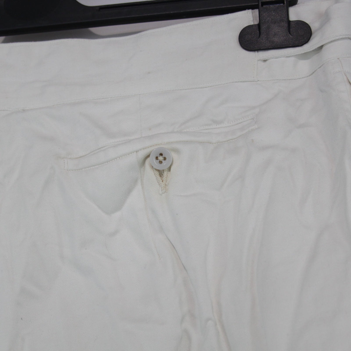 Vintage Genuine Surplus British Tropical Dress White Shorts 38" Waist  (3596)