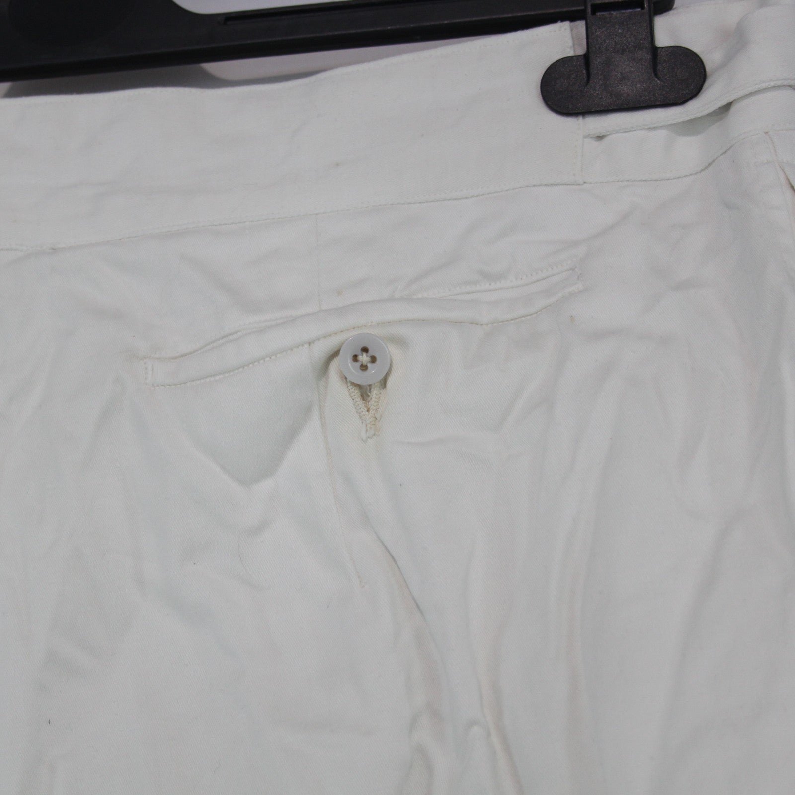 Vintage Genuine Surplus British Tropical Dress White Shorts 38" Waist  (3596)