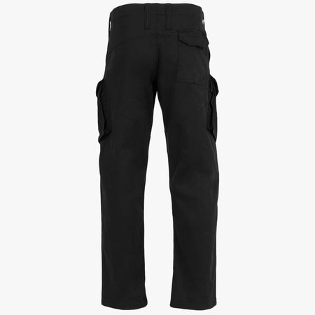 Highlander Midweight Delta Trousers Military Style Black Olive Camo Polycotton