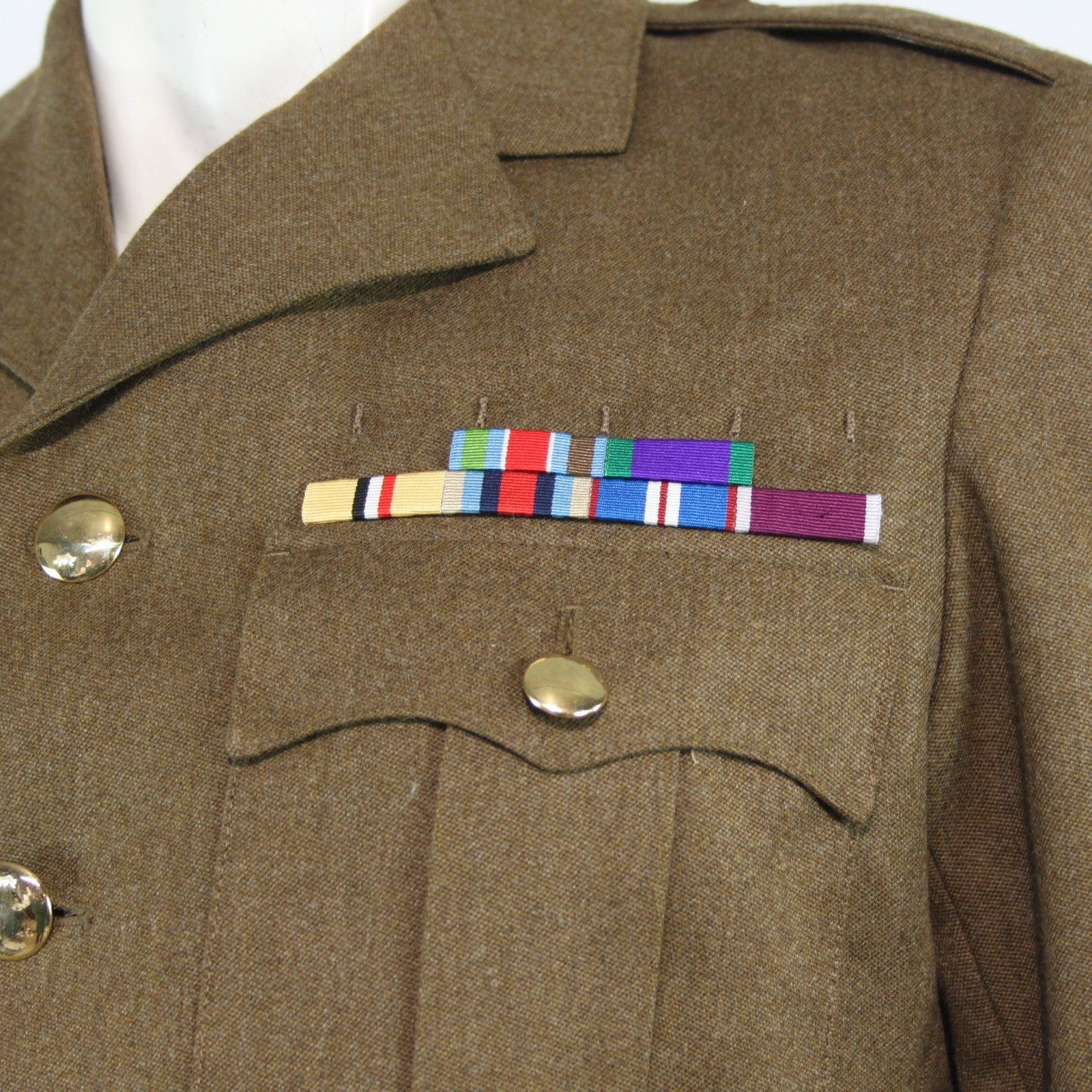 Genuine Surplus British Army Dress Uniform Jacket Tan 36" Chest (3587)