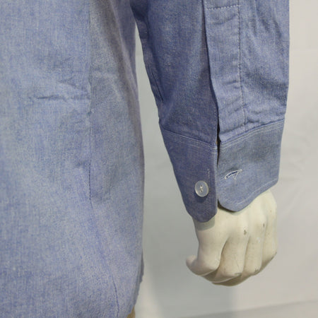 French Army Work Shirt FEMALE Light Blue Genuine Surplus (4190)