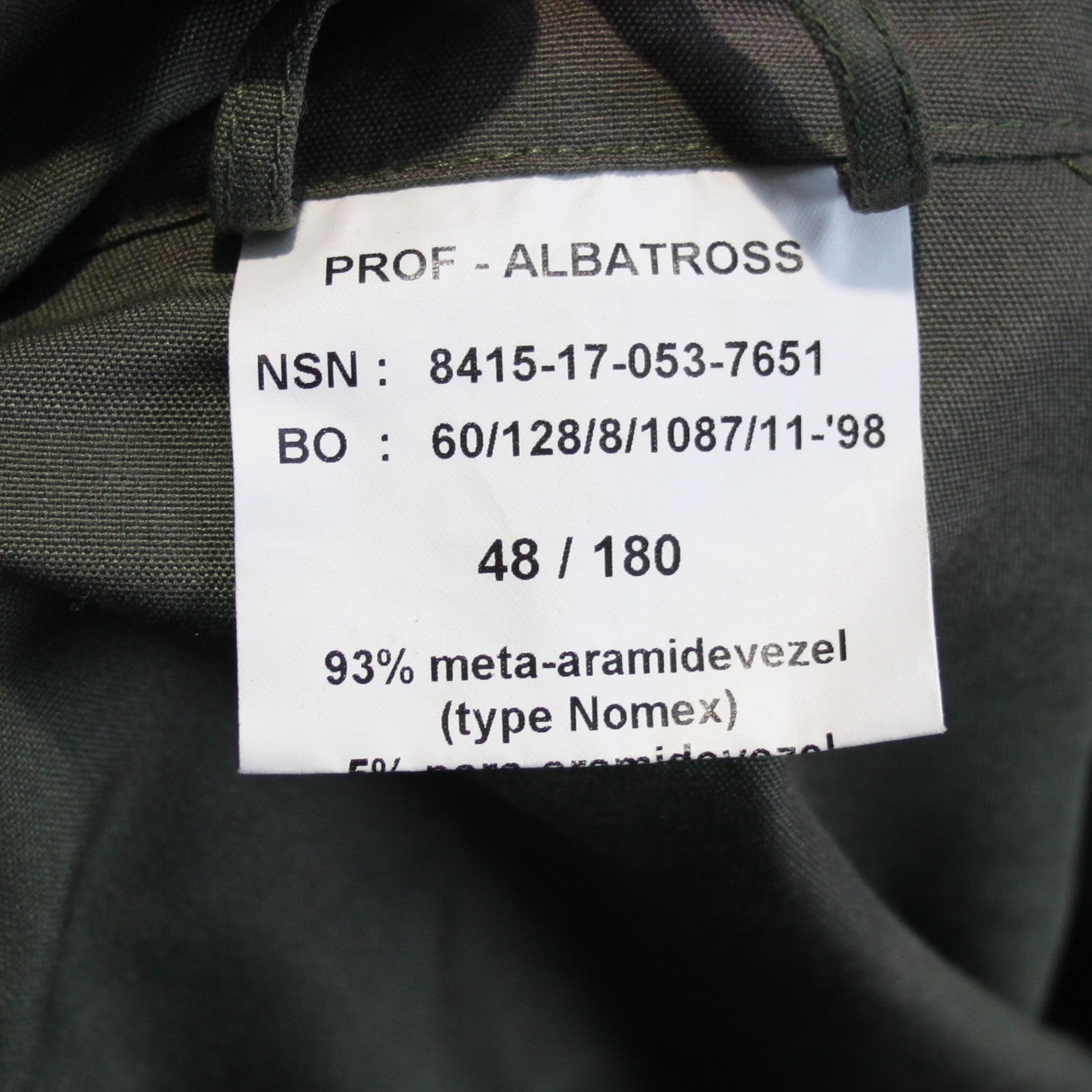 Military Style Flight Suit Overall Flying Suit Airforce Faded Olive 40" (3378)
