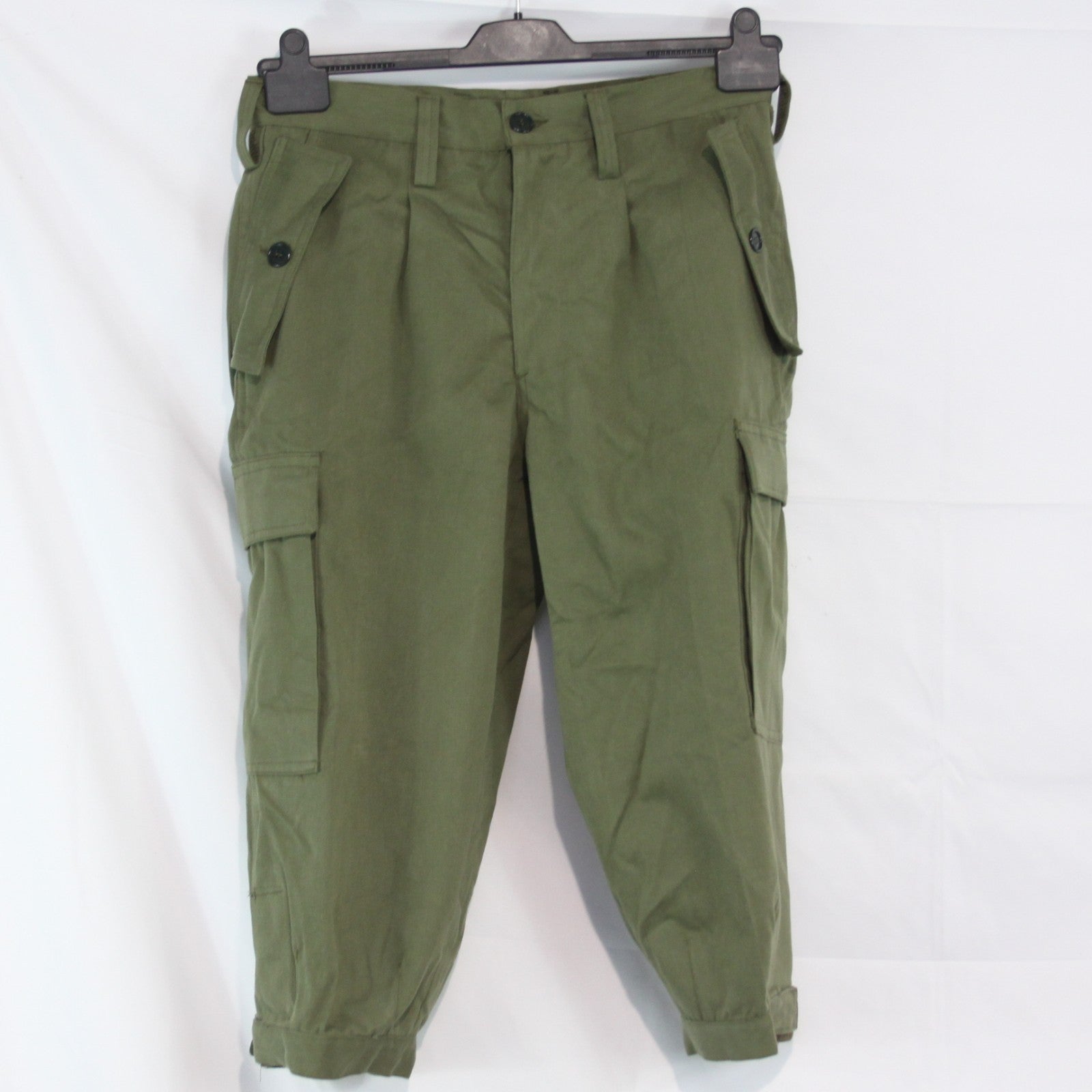 Genuine Surplus Spanish Army Breeks Olive Canvas 30" Waist (3679)