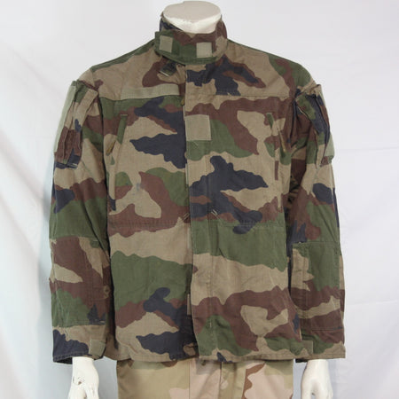 French Army Ripstop Camo Shirt CCE Genuine Surplus 38" Chest Short (4145)