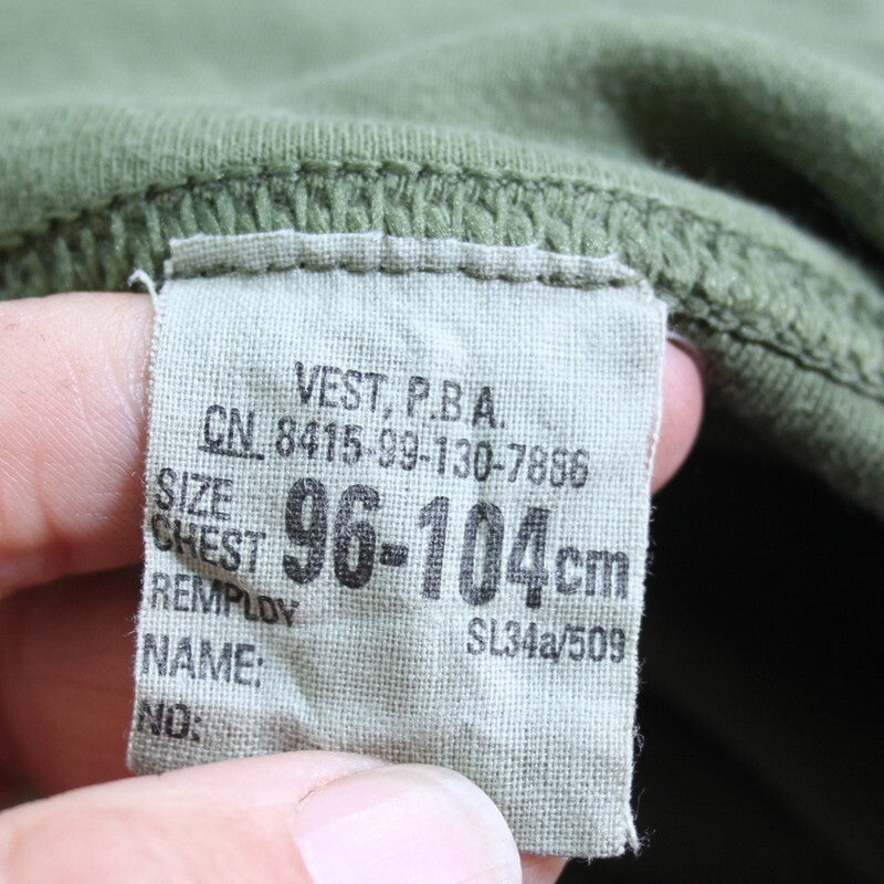 Genuine Surplus Vintage British Collared Polo Neck T-Shirt PBA Vest G2 (3278)