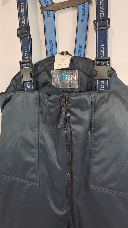 Icewear Ski Salopettes Padded Thermal Over Trousers Blue Cold Weather (2778)