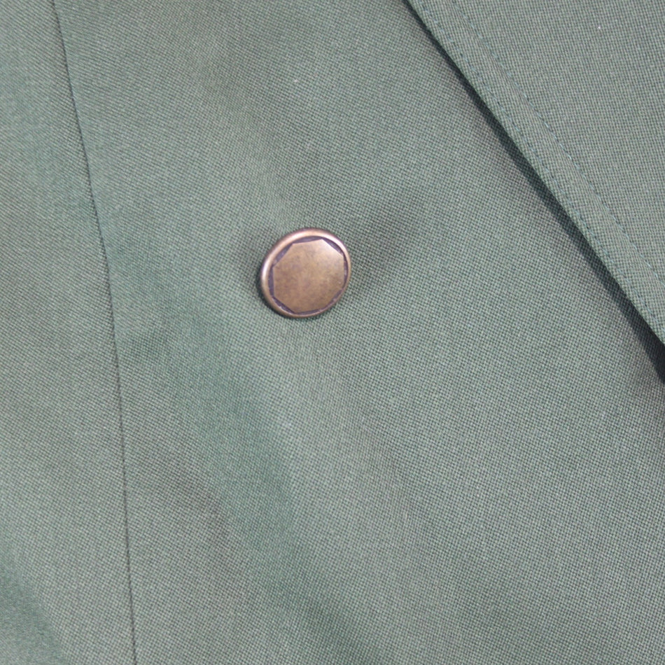 Womens German Police Blazer Green Jacket Genuine Surplus UK 12-14 (3593)