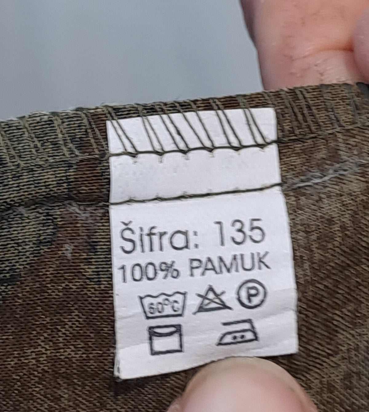 Genuine Surplus Croatian Army/Police Camouflage 100% Cotton Shirt Woodland Camo