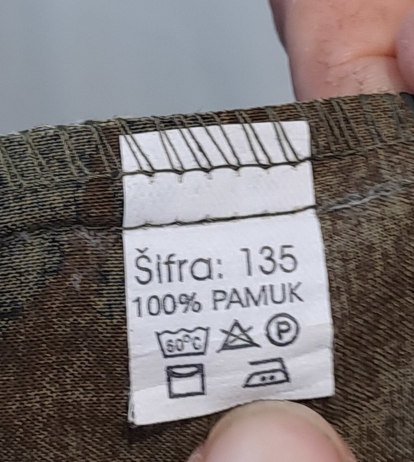 Genuine Surplus Croatian Army/Police Camouflage 100% Cotton Shirt Woodland Camo