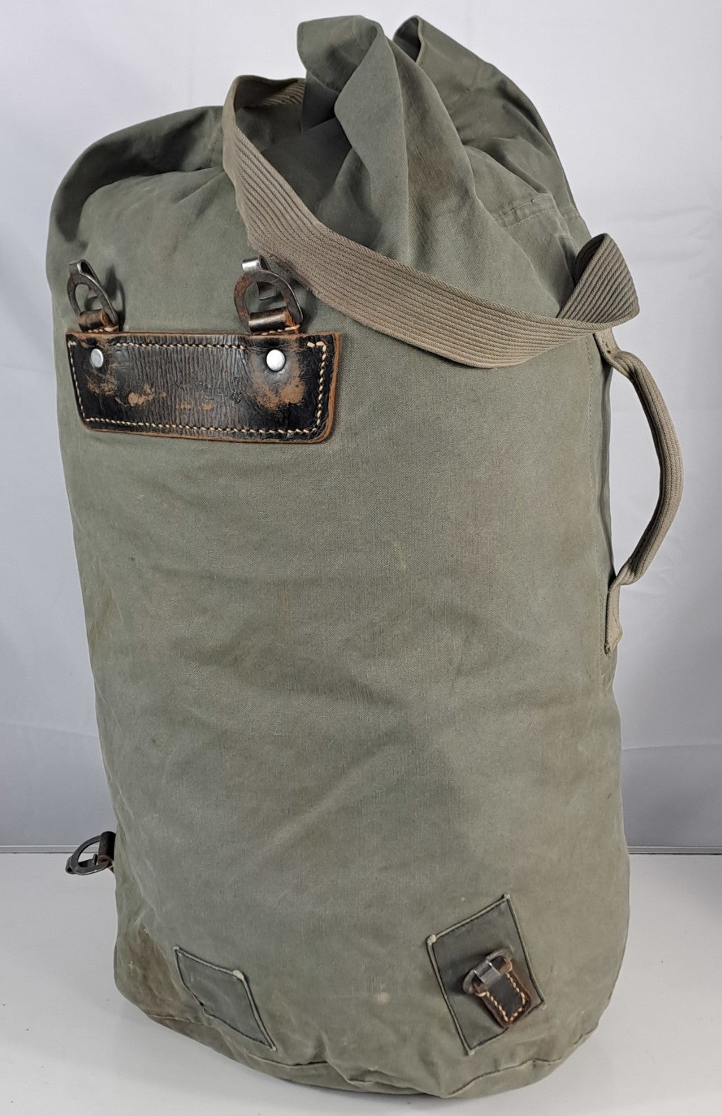 1960's Genuine Surplus Austrian Vintage Kit bag Cotton Canvas Repaired G2 (1633)