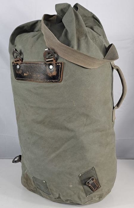 1960's Genuine Surplus Austrian Vintage Kit bag Cotton Canvas Repaired G2 (1633)
