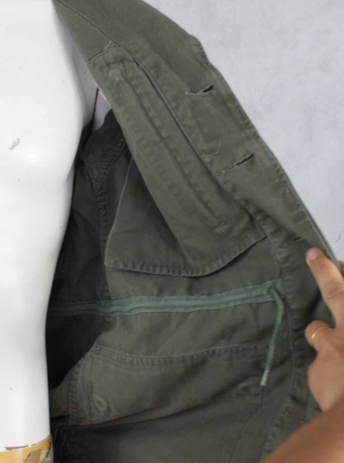 Genuine Surplus French Army Lightweight Jacket 1983 36" Chest (835)