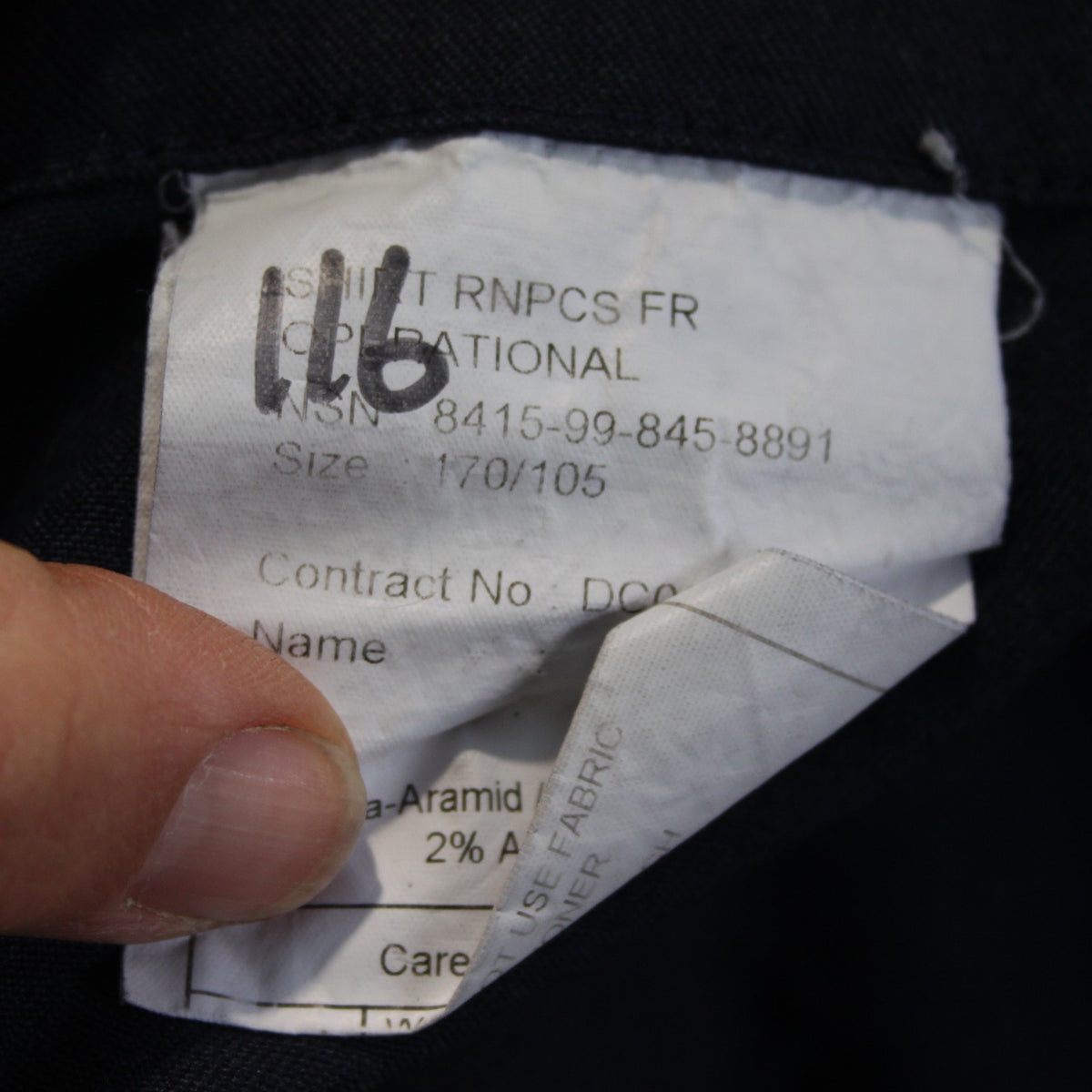 Royal Navy PCS FR Shirt British Genuine Surplus 40-42" (4226)
