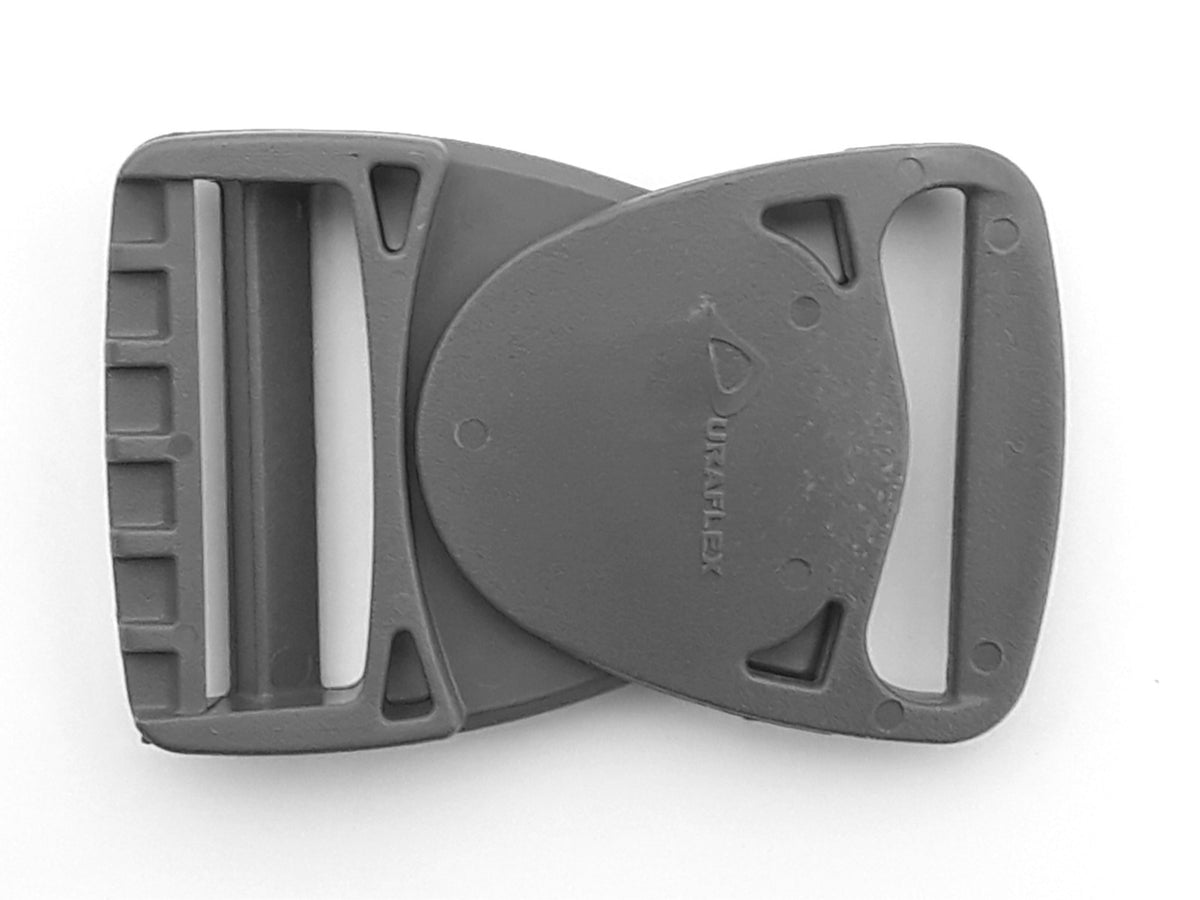 Duraflex Swinghead Buckle Centre Release Clip 40mm (Fits 40mm Strap) Grey 