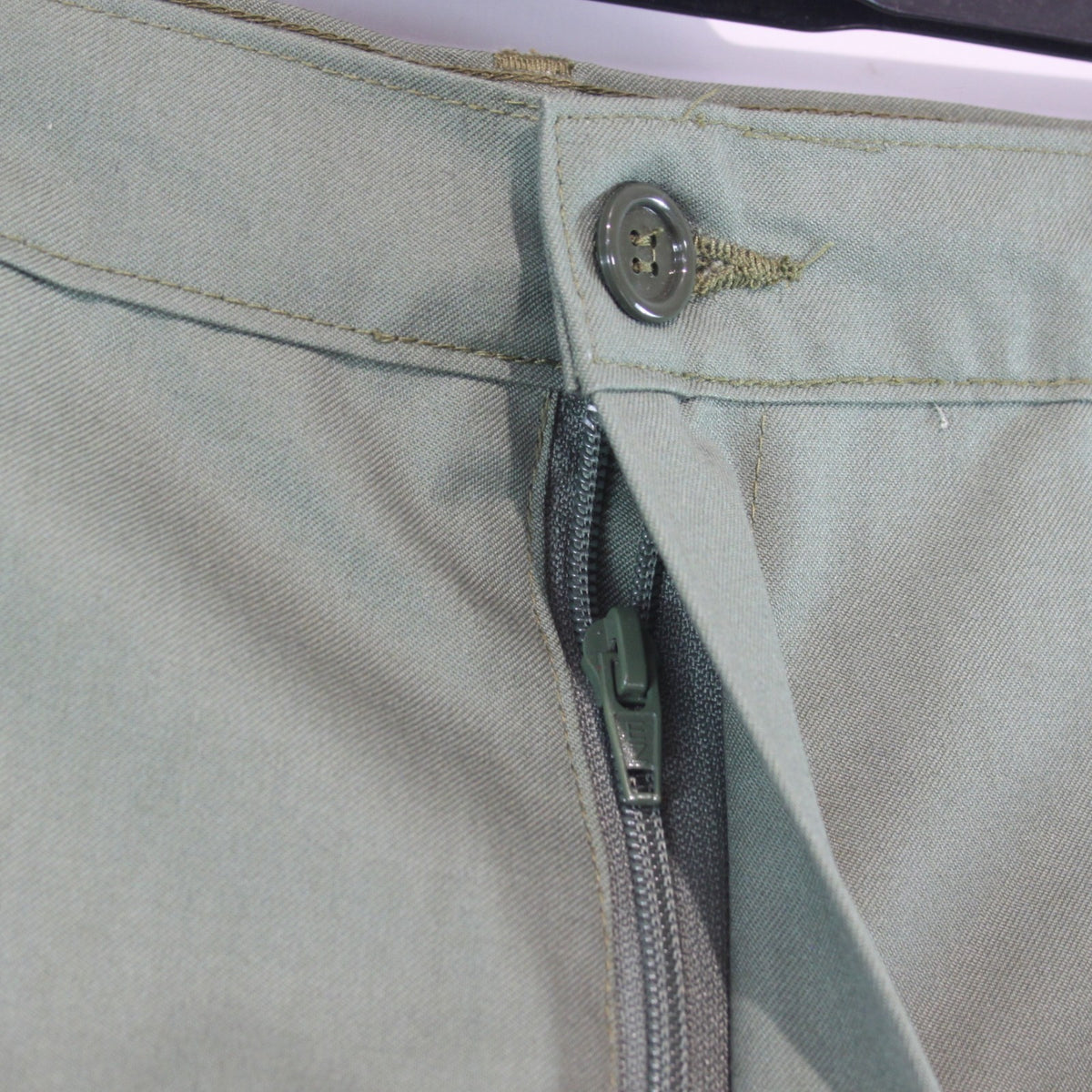 NEW French Army Style Short Shorts Sage Green Light Olive Polycotton (4363)