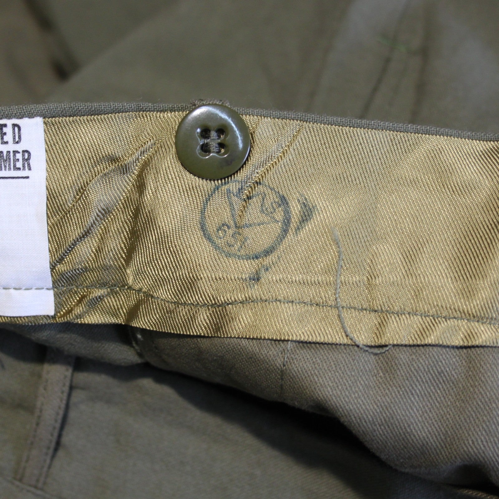 Vintage Canadian Army Service Dress Trousers Genuine Surplus 30" Waist (3599)