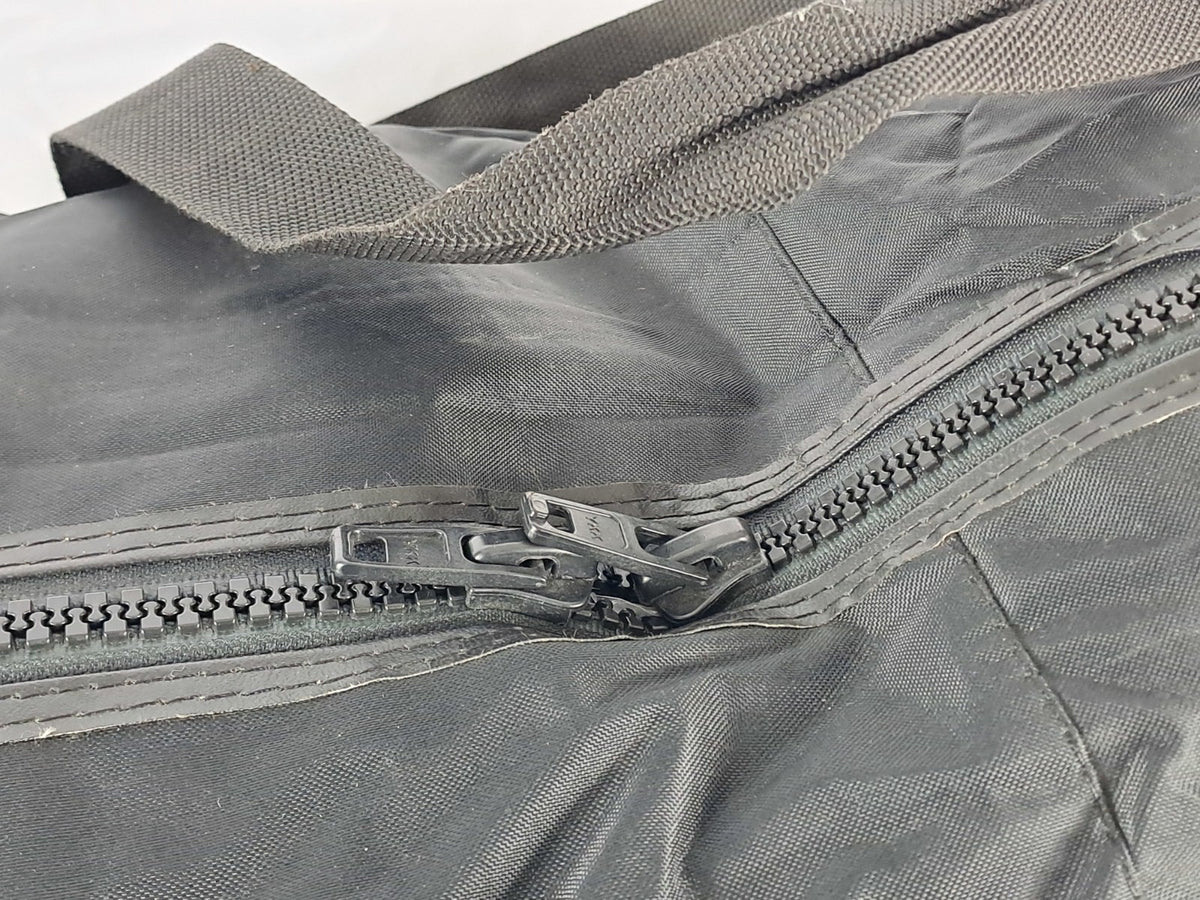 French Military College Holdall Black Duffle Bag Zipped Genuine Surplus (1637)