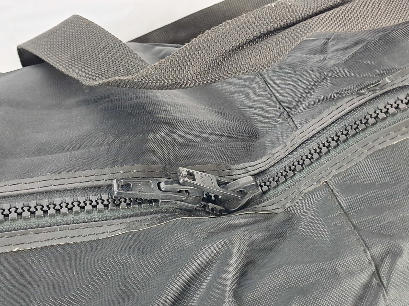 French Military College Holdall Black Duffle Bag Zipped Genuine Surplus (1637)