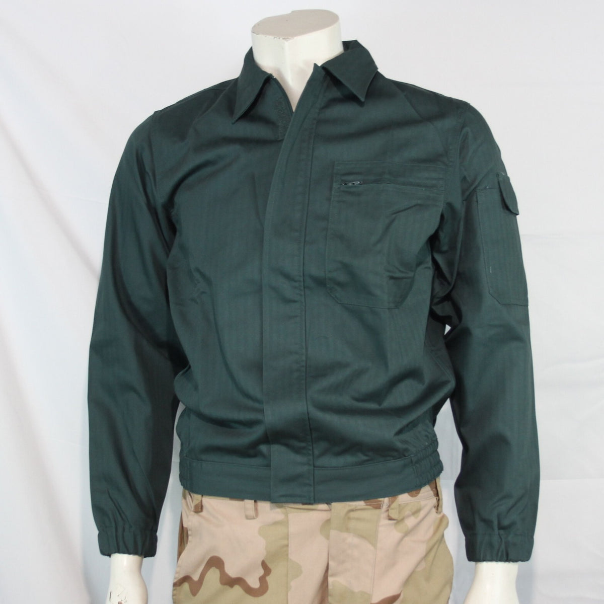 Genuine Surplus Spanish Police Lightweight Jacket Bottle Green S/Grade (3183)