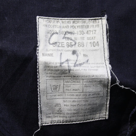 British Royal Navy Working Trousers Navy Blue Naval Genuine Surplus (4052)