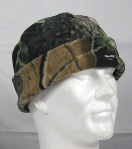 Kids Fleece Hat Printed Tree Camouflage Winter Warm Hat