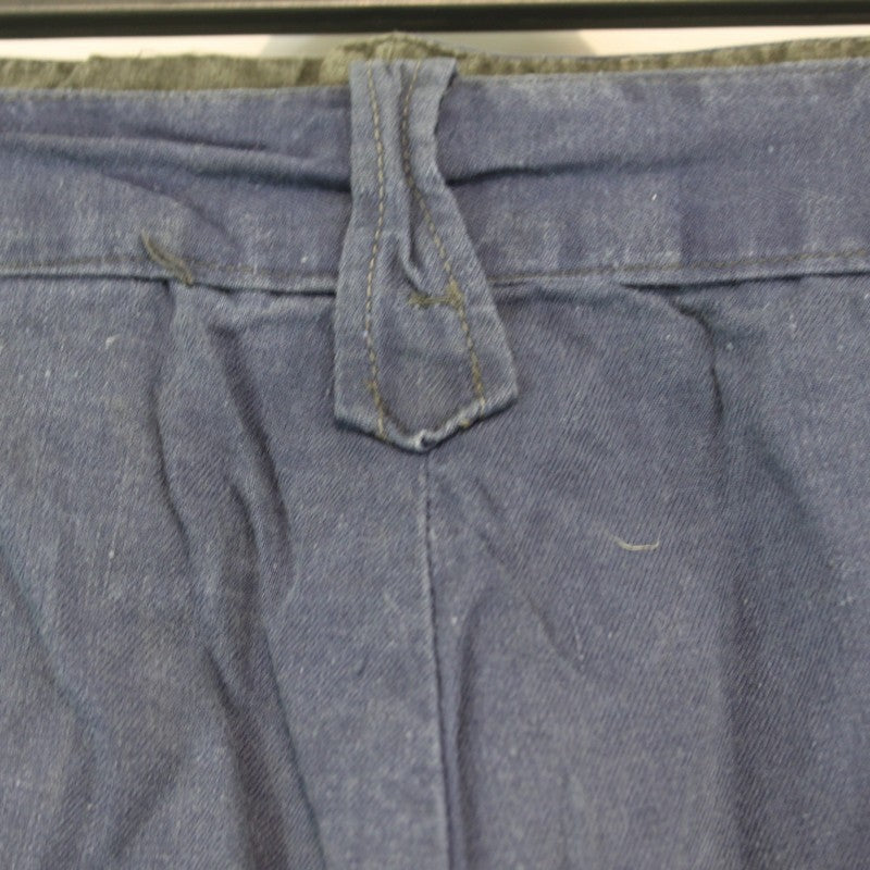 Vintage Bulgarian Naval Surplus Flat Front Trousers Genuine Surplus G2 (3641)
