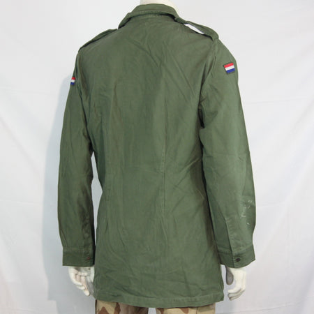 Genuine Surplus Dutch Army Olive Green Vintage Field Shirt HW Cotton  G2 (3320)