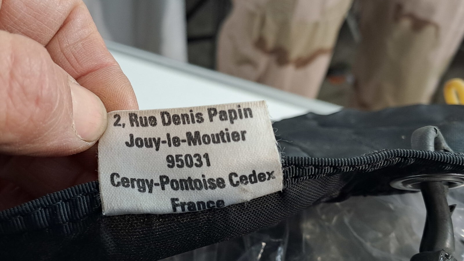 Genuine Surplus French Military Reserve Parchute Bag NOT FOR USE (3103)