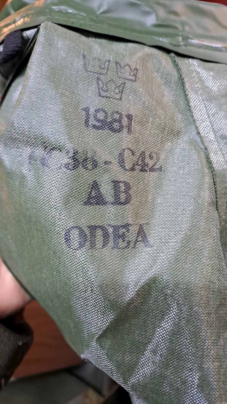 Waterproof PVC Swedish Coat Cape Jacket Genuine Surplus Army G2 (2796)