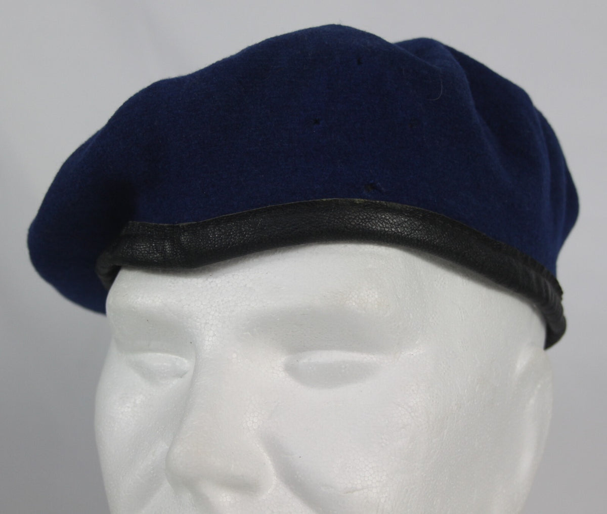 Genuine Surplus German/French Military Beret Royal Blue Wool (1487)