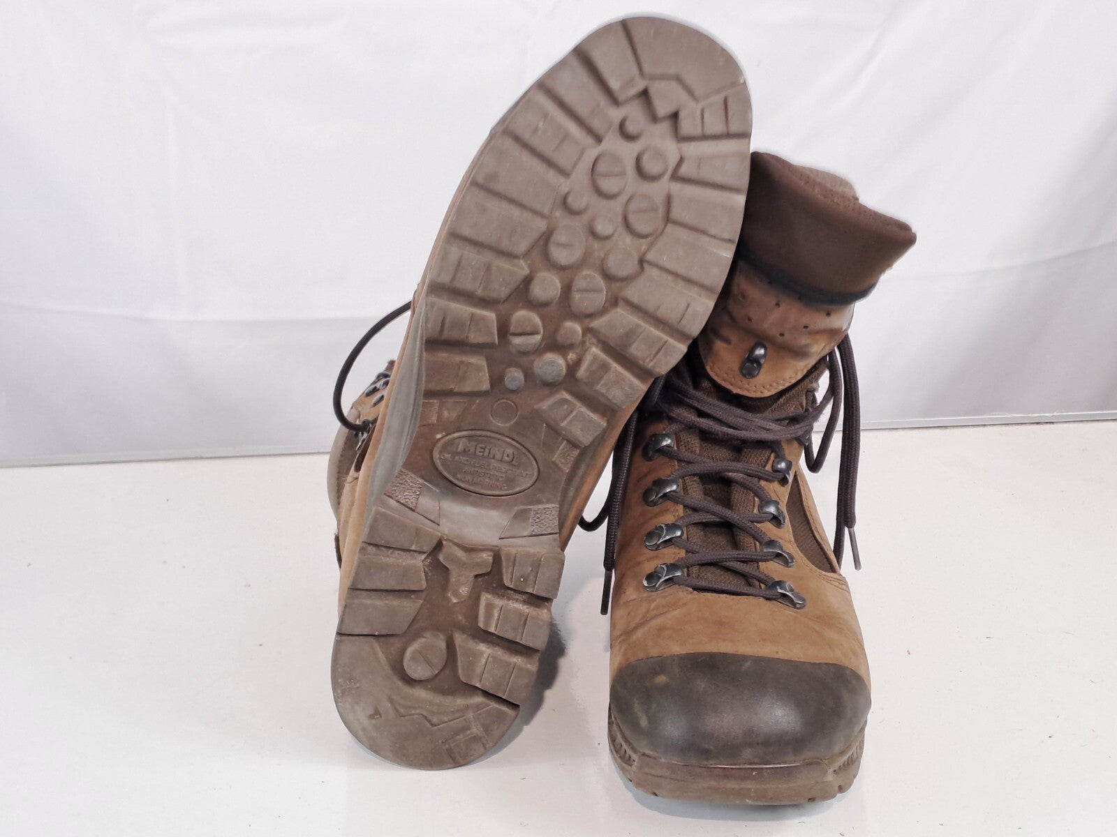Genuine Surplus Meindl Army Scout Brown Gore-tex Lined Boots Leather Grade1