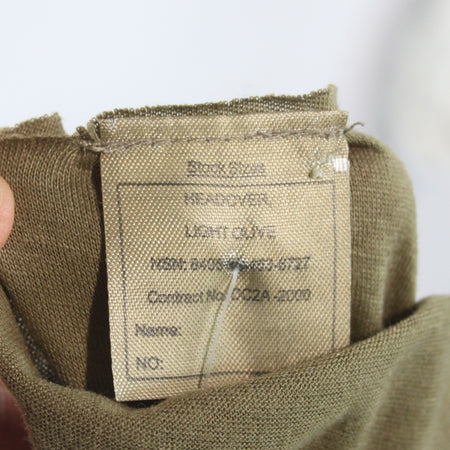 British Army Lightweight Microfibre Snood Light Olive Genuine Surplus (4045)