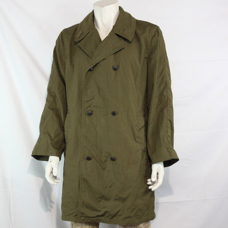 Mens Soviet Cold War Romanian Overcoat Genuine Surplus 42-44" Chest (3602)