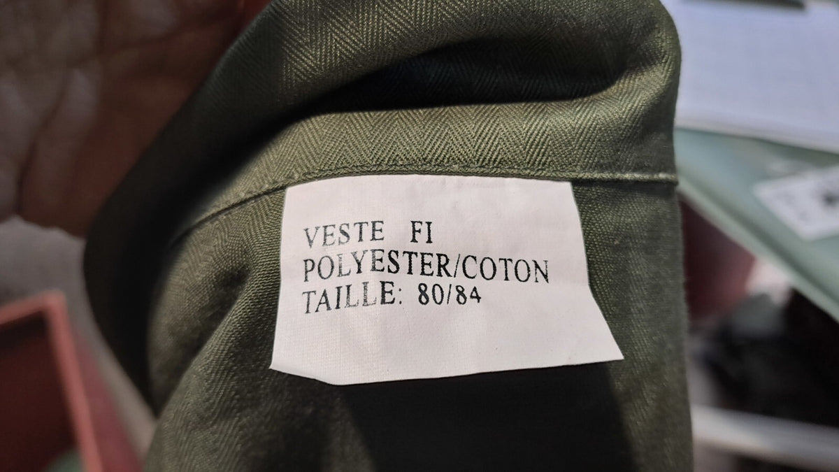 Genuine Surplus French Army Lightweight Combat Jacket Olive Green (3074)