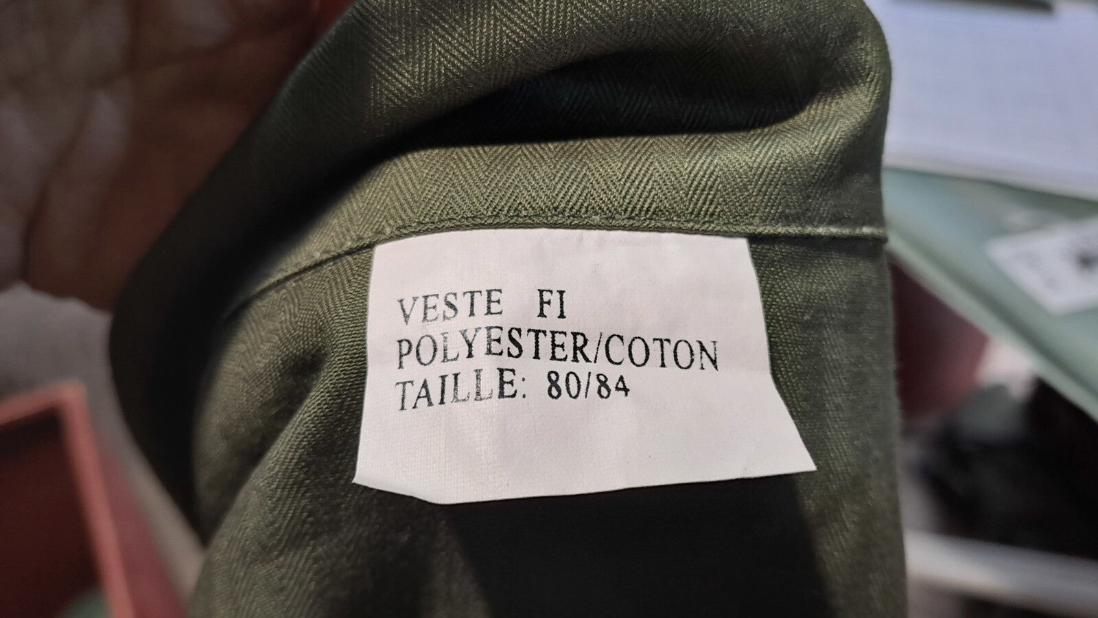 Genuine Surplus French Army Lightweight Combat Jacket Olive Green (3074)