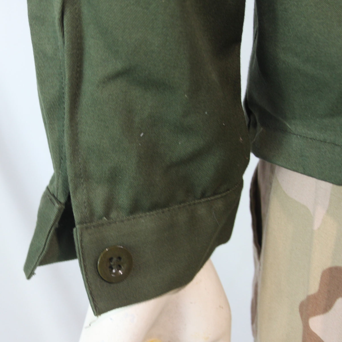 Genuine Surplus Belgian Army Working Dress Shirt Olive (4263)