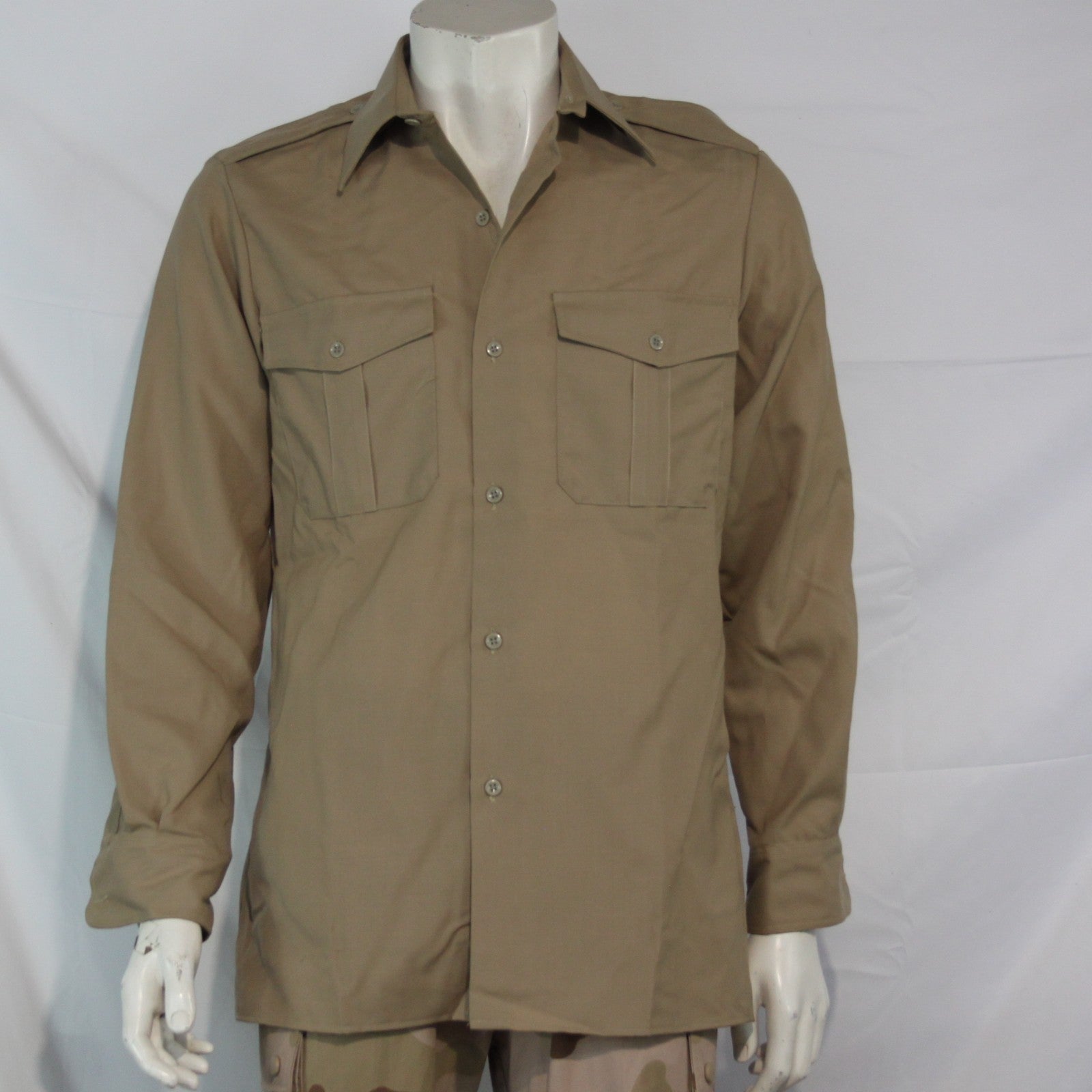 Genuine Surplus Belgian Army Sand Beige Shirts (3431)