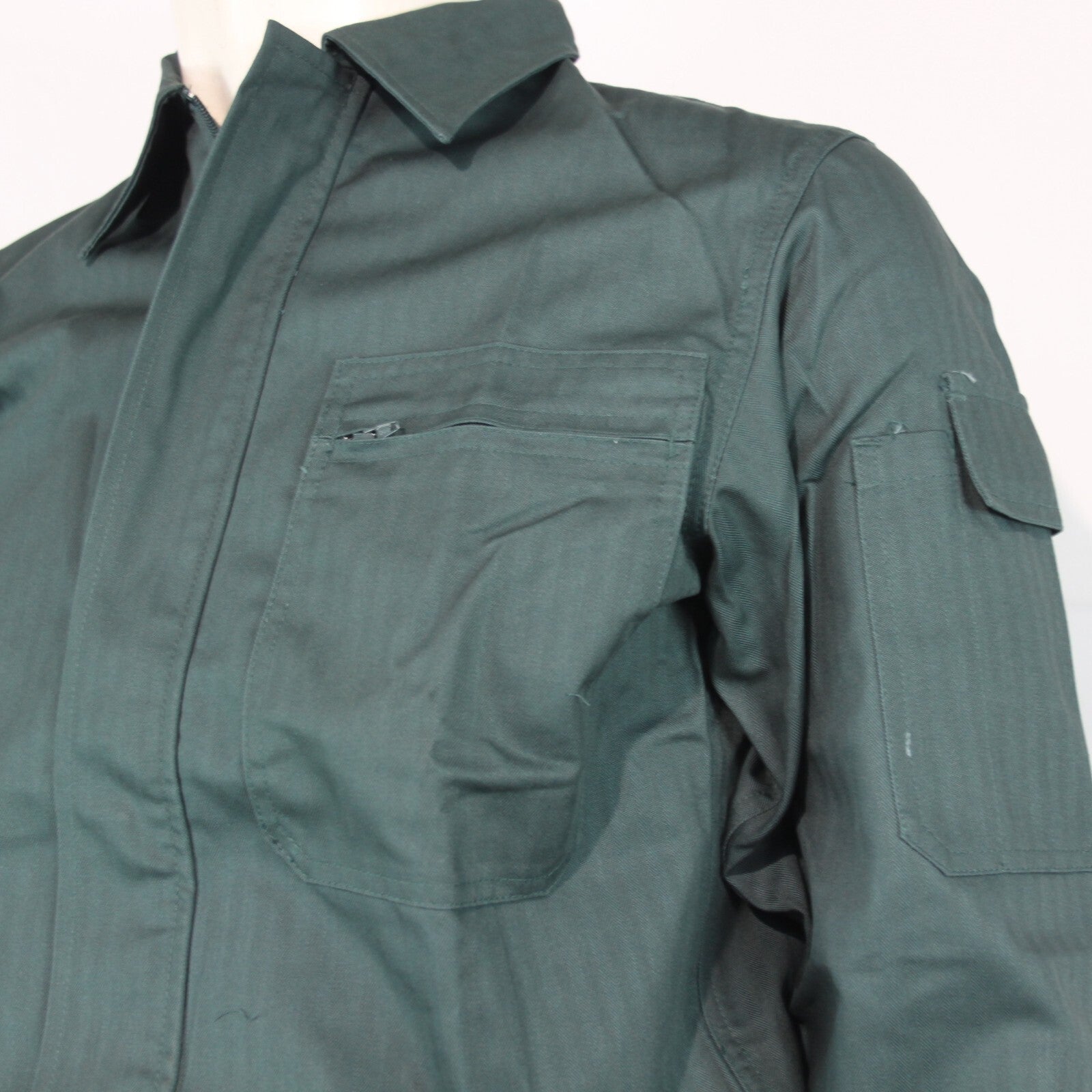 Genuine Surplus Spanish Police Lightweight Jacket Bottle Green S/Grade (3183)