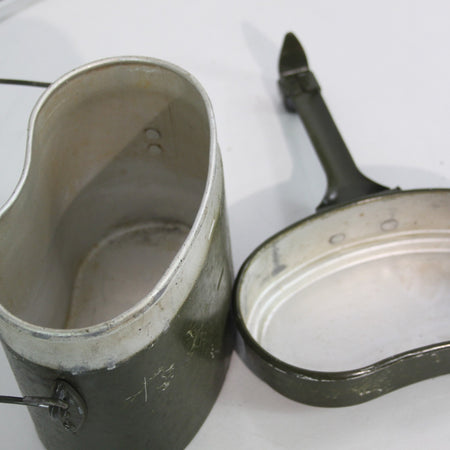Genuine Surplus Romanian Army  Aluminium  Mess Tin Set Billy Can 3231