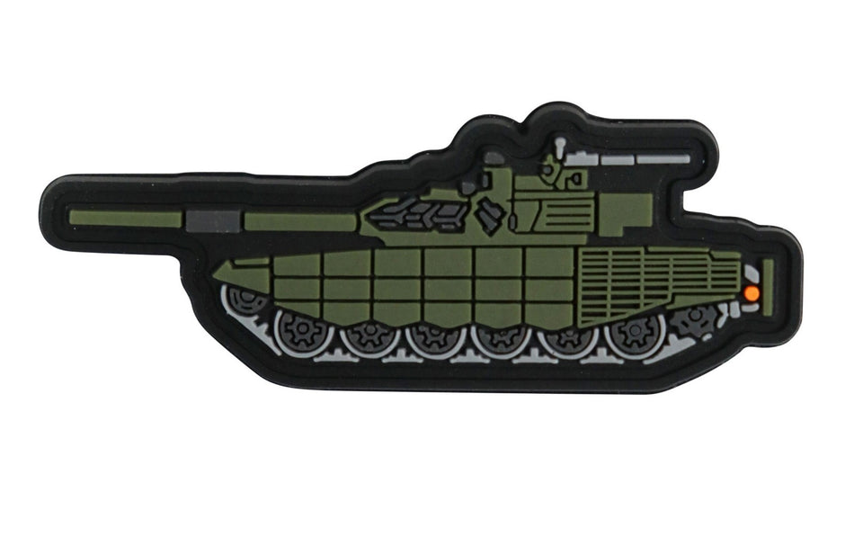 KT Tank Vehicle PVC Rubber Morale Patch tactical hook Army Airsoft 3D