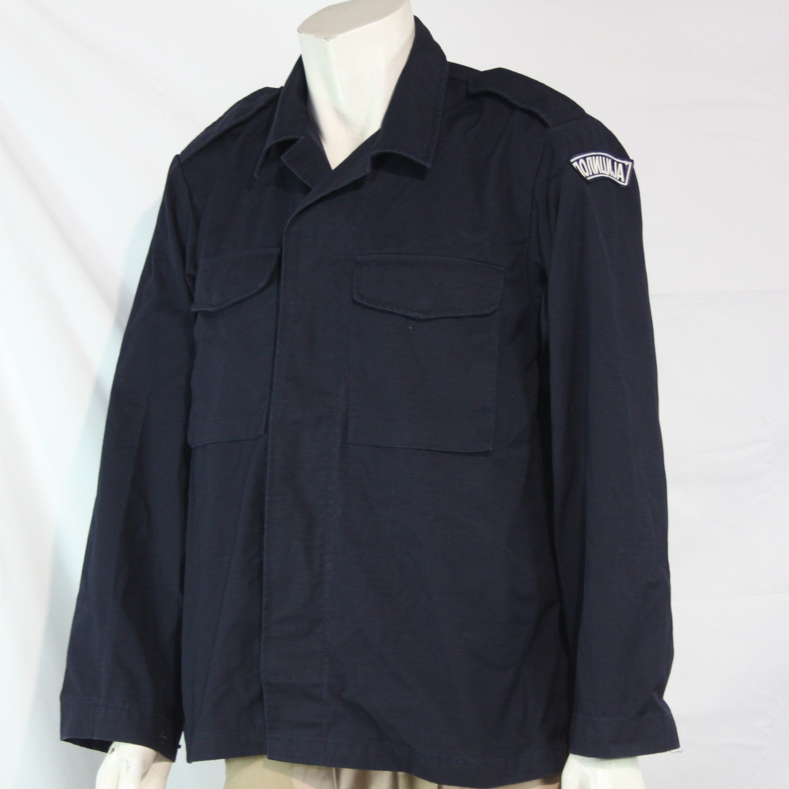 Serbian Shirt Navy Blue Genuine Surplus (4210)