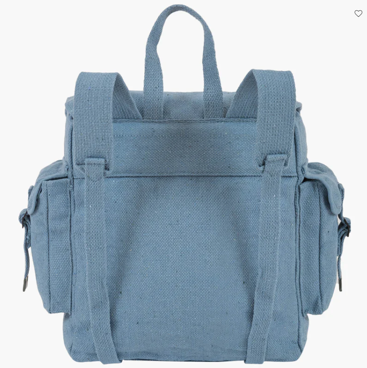 NEW Large Canvas Webbing Backpack Rucksack Pocketed Haversack  fishing satchel