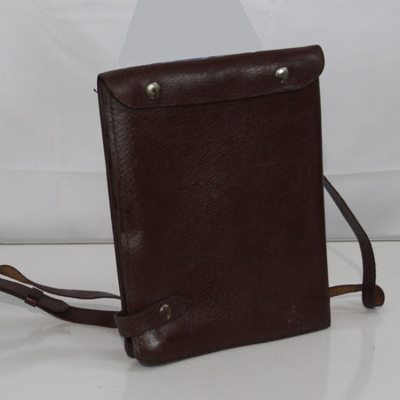 Genuine Surplus  Red Brown Vintage Leather Map Case Army (3399)