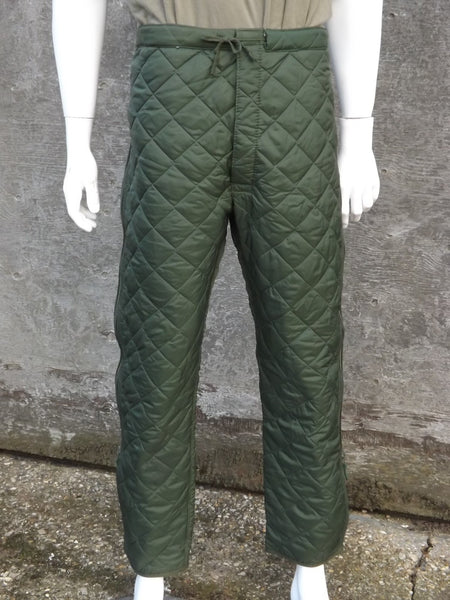 Genuine Surplus British Quilted Padded trouser Liners Thermal Winter (3694)
