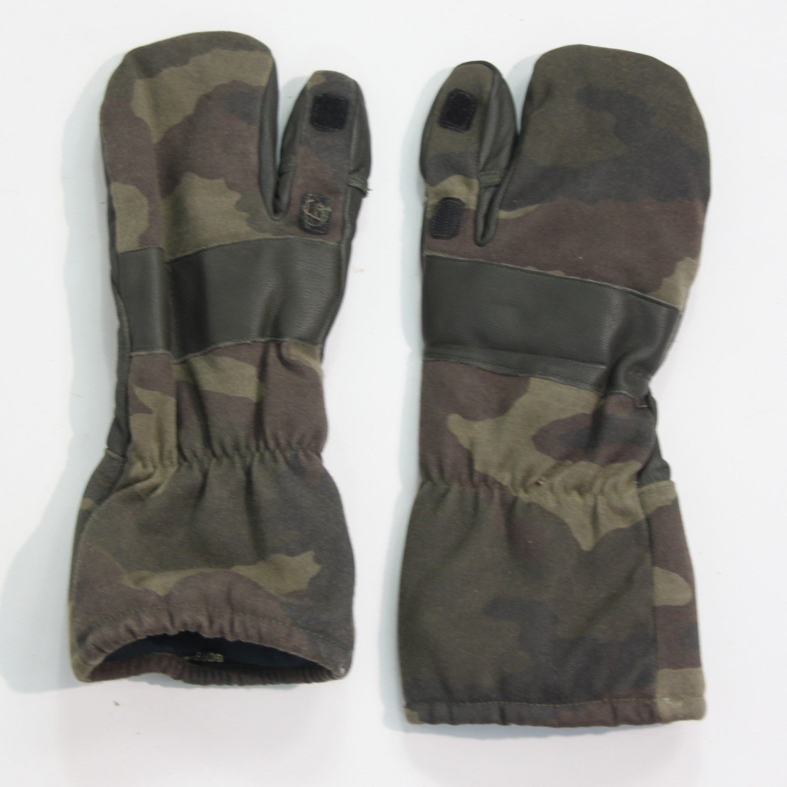 Gore-tex Lined Waterproof Mittens Leather Palm Camo Genuine Surplus (4407)