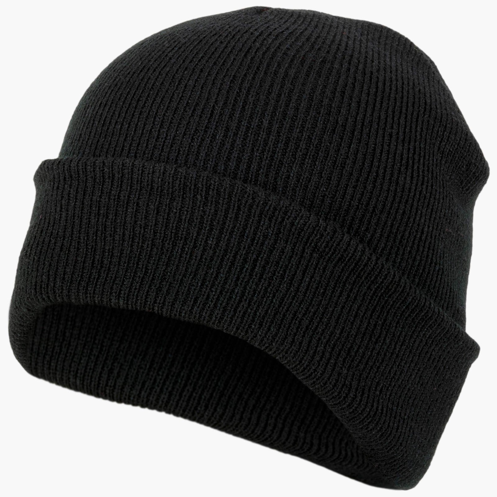 Highlander Deluxe Watch Hat Acrylic Knitted Bob Hat Black Green Tan Thermal
