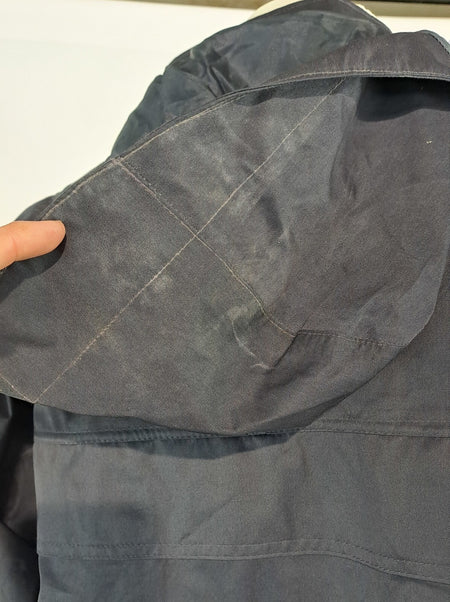 Genuine Surplus French Prison Officers Navy Jacket 46"  Bomber Hooded (2809)